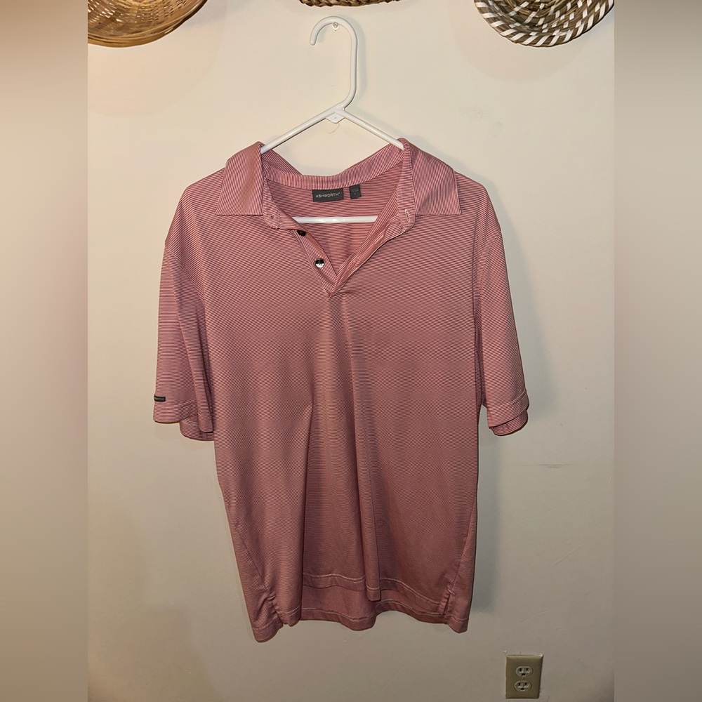 Large Red/White Ashworth Polo